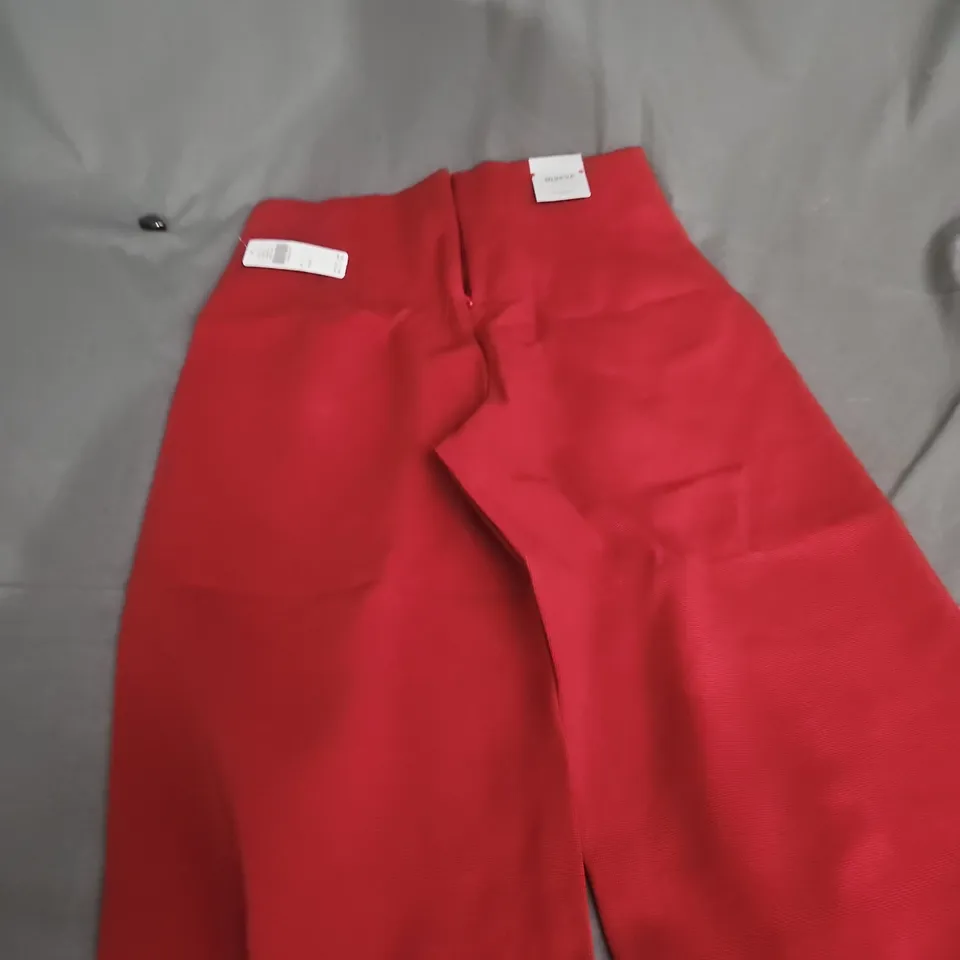 ANTHROPOLOGIE DARK RED WOMEN'S TROUSERS - 28