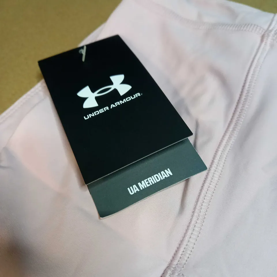 UNDER ARMOUR DUSTY PINK FITNESS LEGGINGS - SMALL