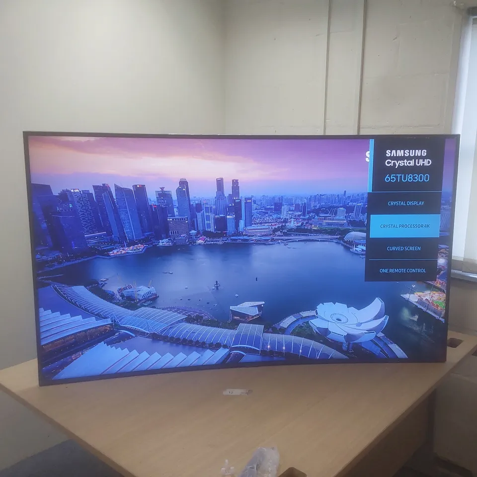 BOXED SAMSUNG 65" CURVED CRYSTAL 4K SMART TV - UE65TU8300K