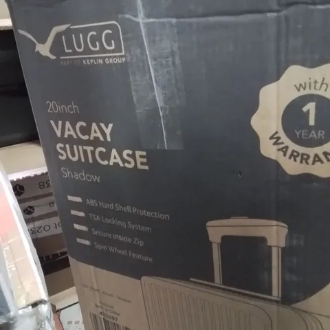 BOXED LUGG 20INCH VACAY SUITCASE SHADOW 