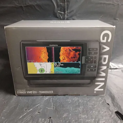 BOXED GARMIN STRIKER VIVID 9SV + TRANSDUCER FISHFINDER