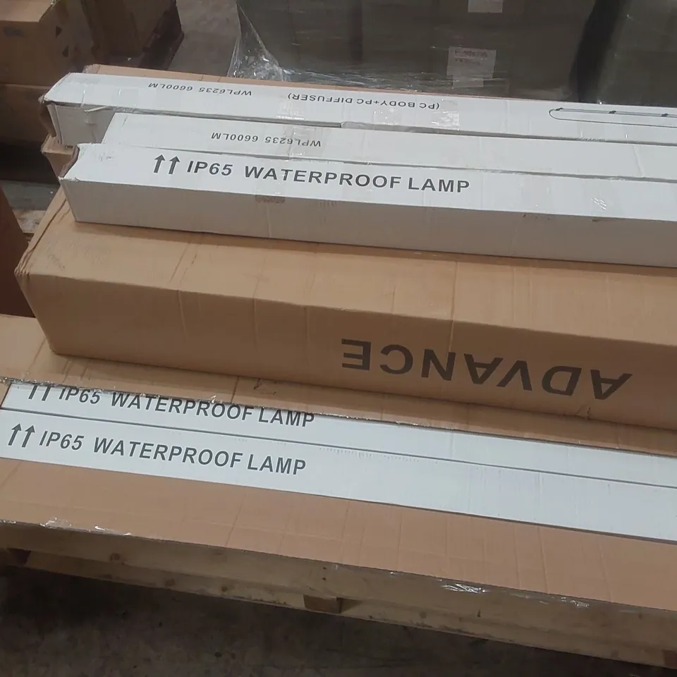 PALLET CCONTAINING APPROXIMATELY 48x ADVANCE IP65 WATERPROOF FLOOR LAMPS