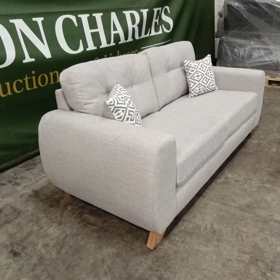 PRENT FABRIC 3 SEATER SOFA RRP £899