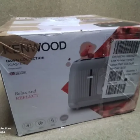 BOXED KENWOOD DAWN 4 SLOT TOASTER TFP09.000CR