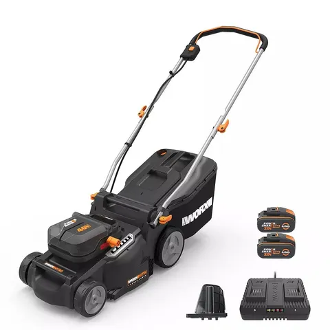 WORX 40V POWERSHARE 37CM CORDLESS BRUSHLESS LAWN MOWER