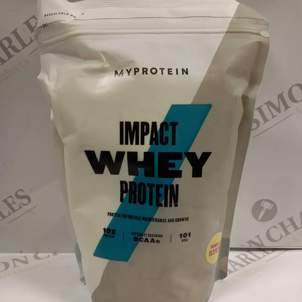 MYPROTEIN IMPACT WHEY PROTEIN VANILLA RASPBERRY FLAVOUR 500G 