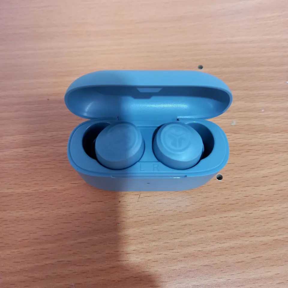 JLAB GO AIR POP WIRELESS EARPHONES, BLUE/GREY