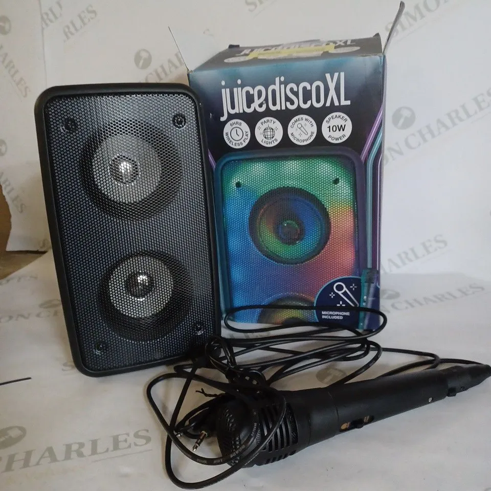 JUICE DISCO XL SPEAKER WITH MICROPHONE