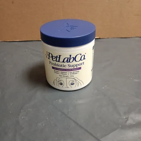 PETLABCO PROBIOTIC SUPPORT FOR DIGESTIVE HEALTH 120G SALMON FLAVOUR FOR ALL DOGS