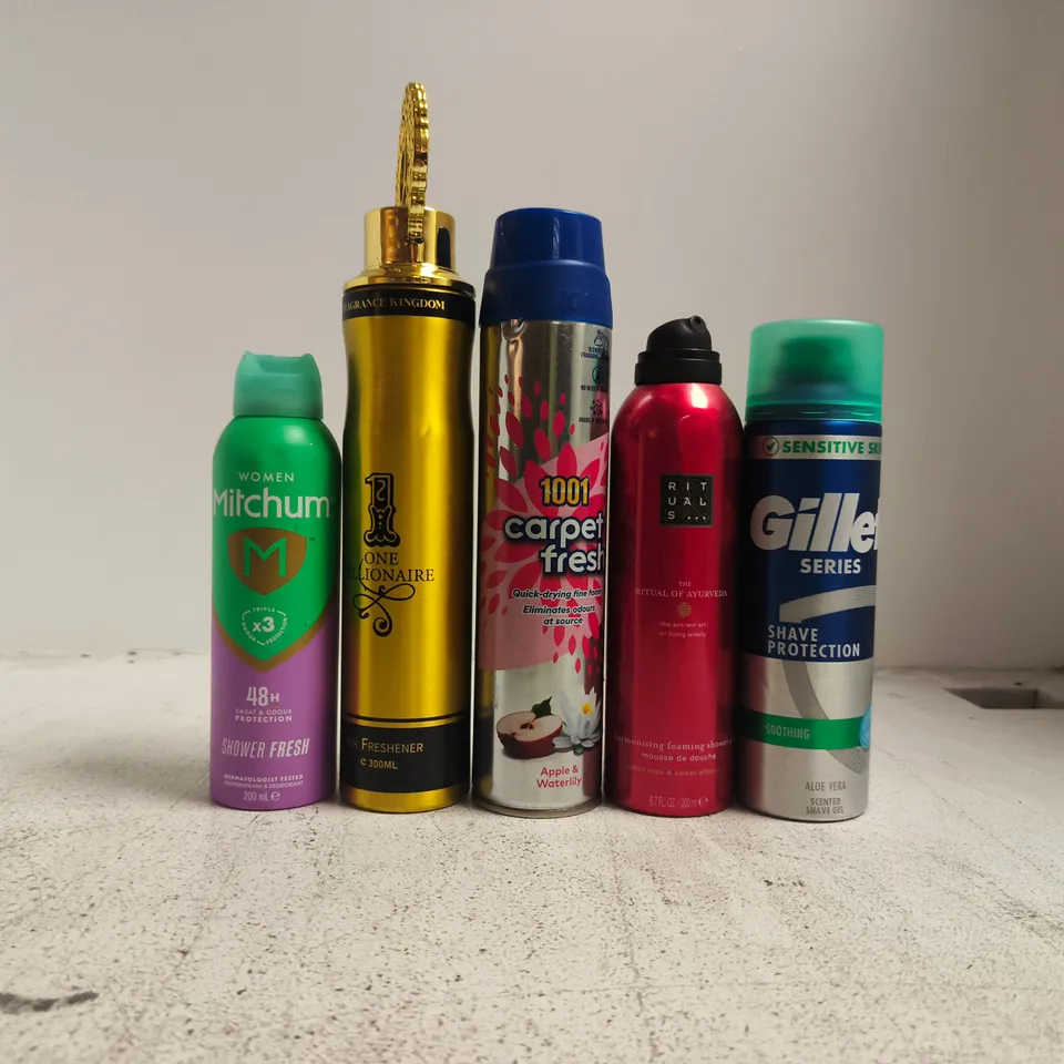 APPROXIMATELY 12 ASSORTED AEROSOL PRODUCTS - COLLECTION ONLY