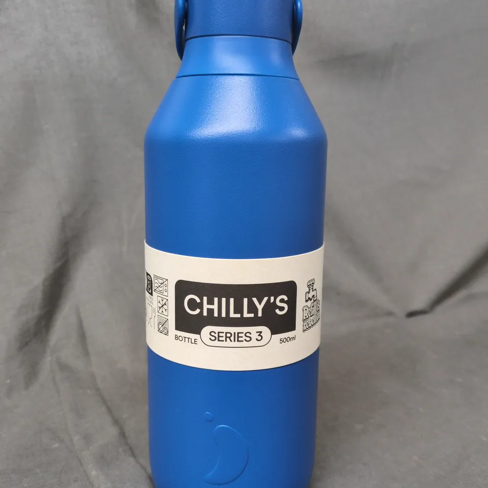 CHILLY'S SERIES 3 500ML BOTTLE IN BLUE