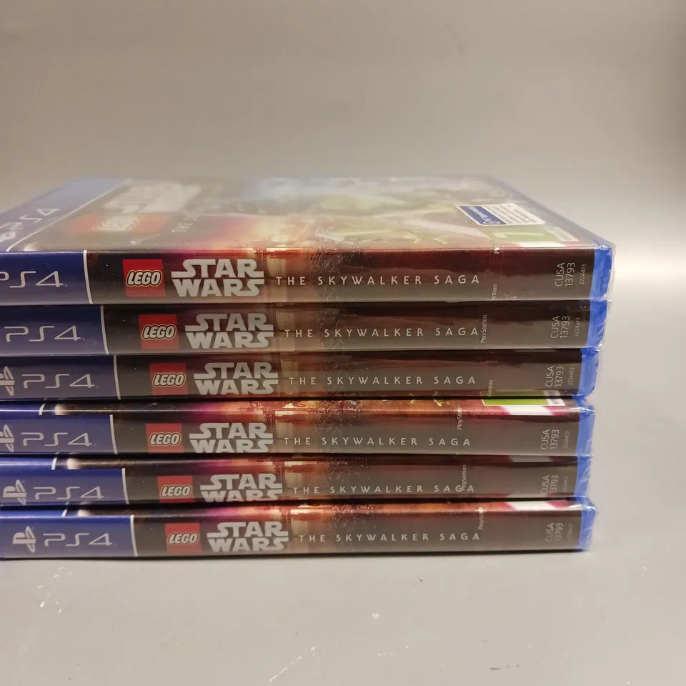 6 X BRAND NEW SEALED LEGO STAR WARS THE LUKE SKY WALKER SAGA FOR PS4 