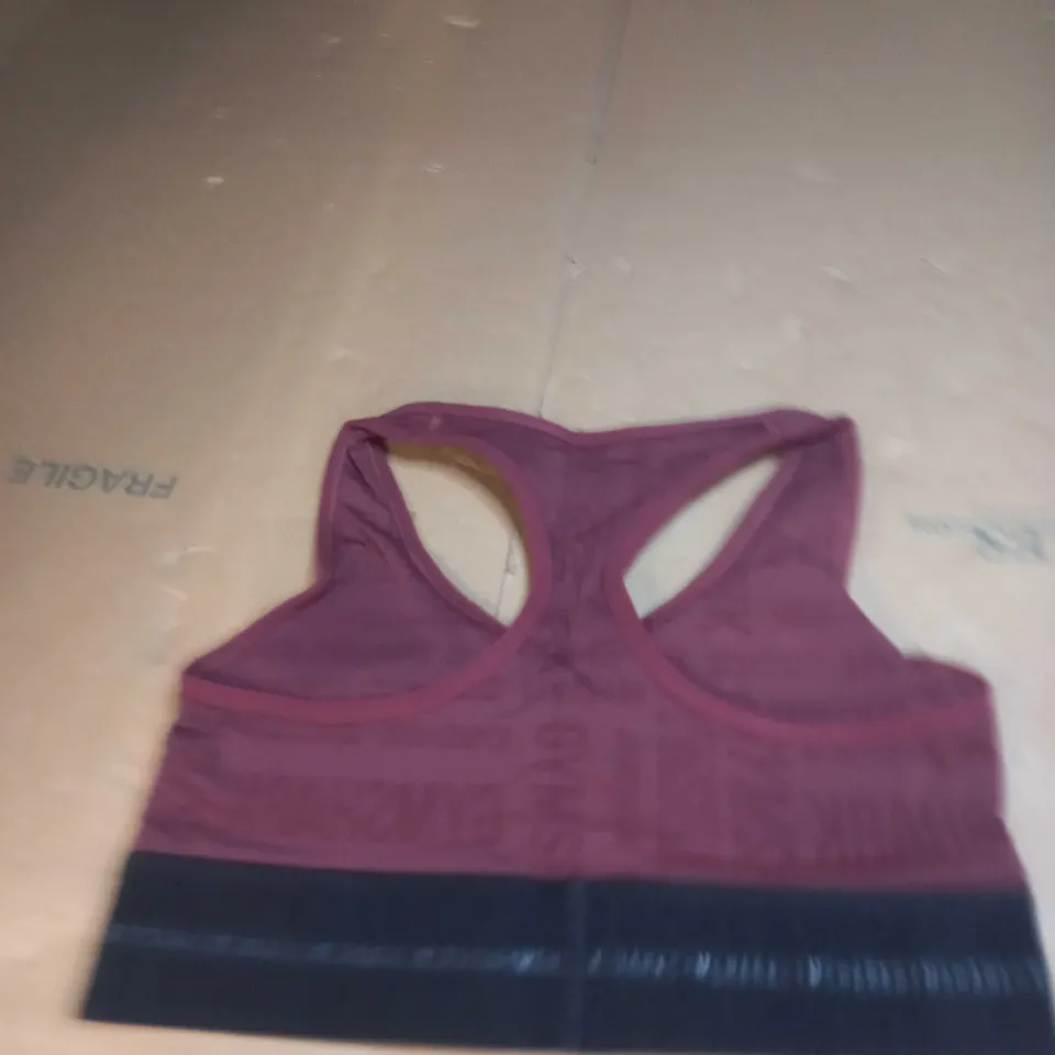 WOMENS GYMSHARK SPORTS BRA SIZE M