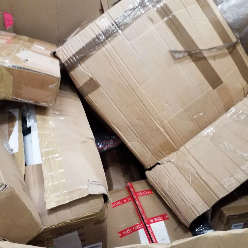 PALLET OF ASSORTED PRODUCTS INCLUDING SEGMENTAL BODY COMPOSITION MONITOR, ROUND BALLOON ARCH STAND, PC CASE, HOME STUDIO BROADCAST BOOM ARM