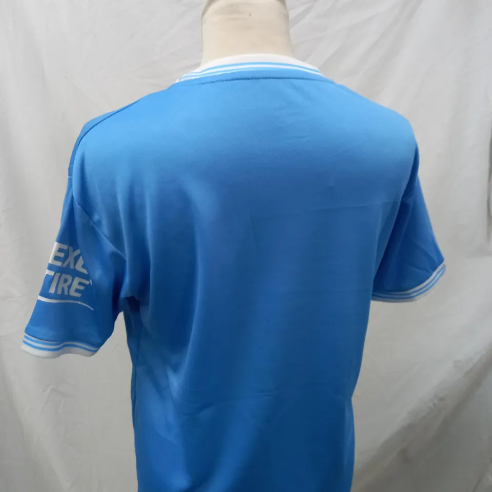 MANCHESTER CITY BLUE FAN FOOTBALL T-SHIRT 