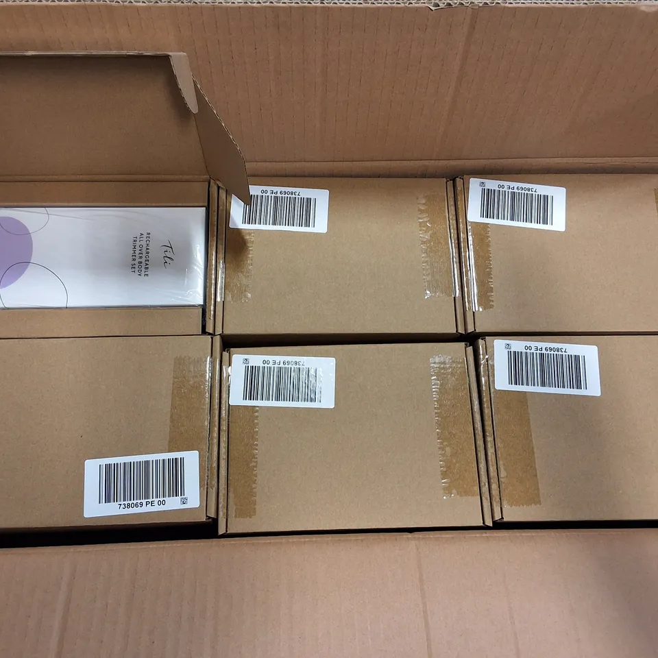LOT OF 30 BRAND NEW TILI RECHARGABLE ALL OVER BODY TRIMMERS SETS