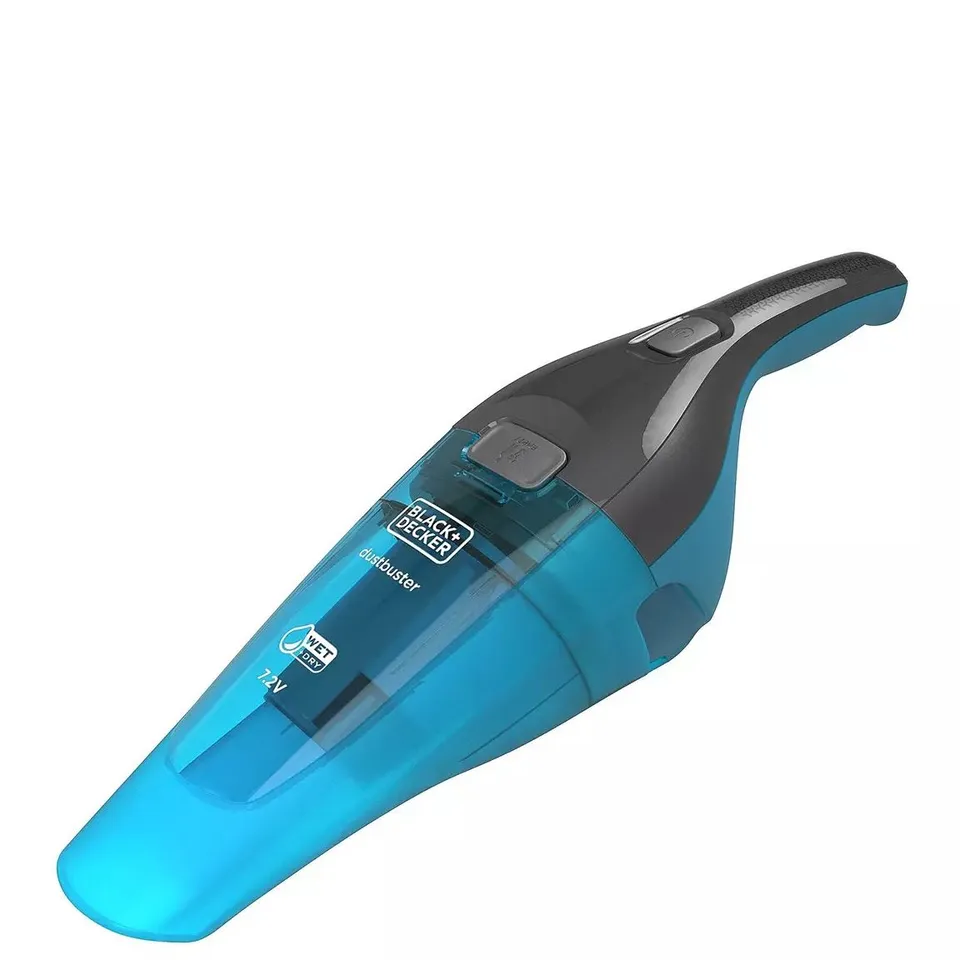BOXED BLACK & DECKER BLACK+DECKER 7.2V WET AND DRY DUSTBUSTER CORDLESS HAND VACUUM WDC215WA-GB RRP £45