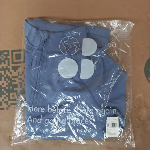 BAGGED SWEATY BETTY PRO RUN HALF ZIP IN LUXE BLUE SIZE XXS