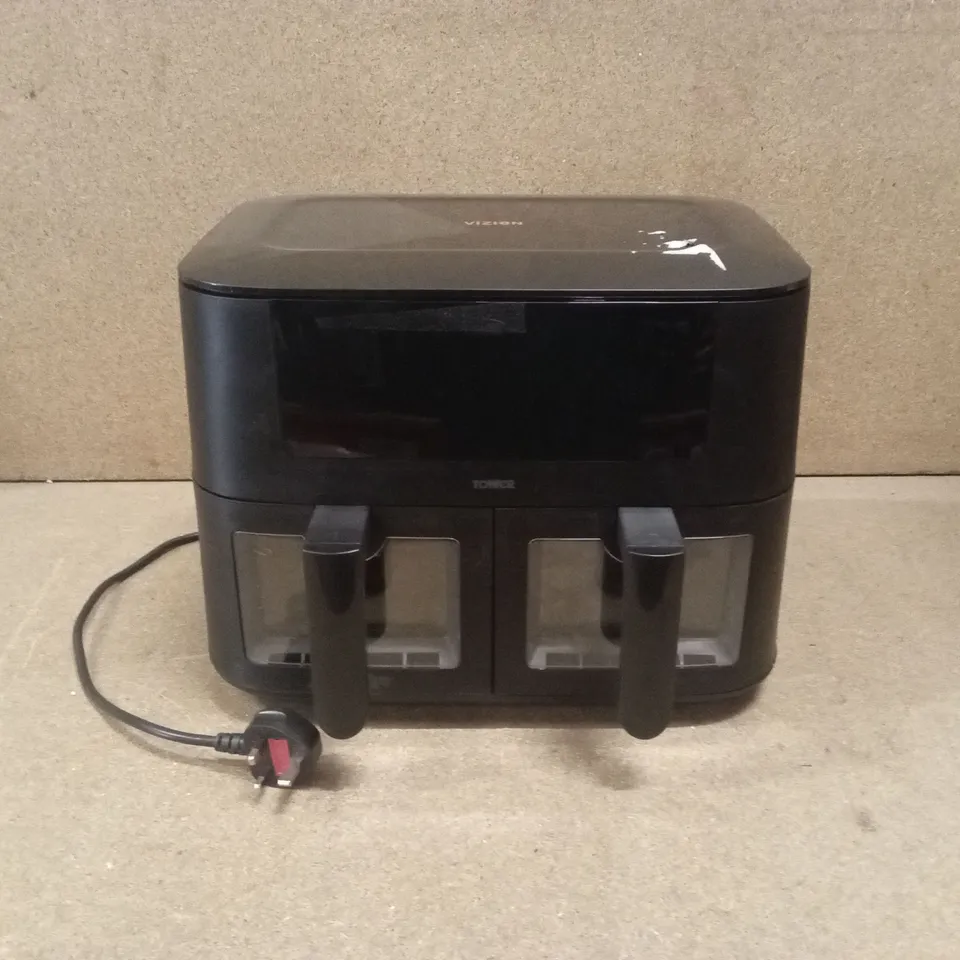 VORTX VIZION 8 LITRE DIGITAL DUAL BASKET AIR FRYER - T17151