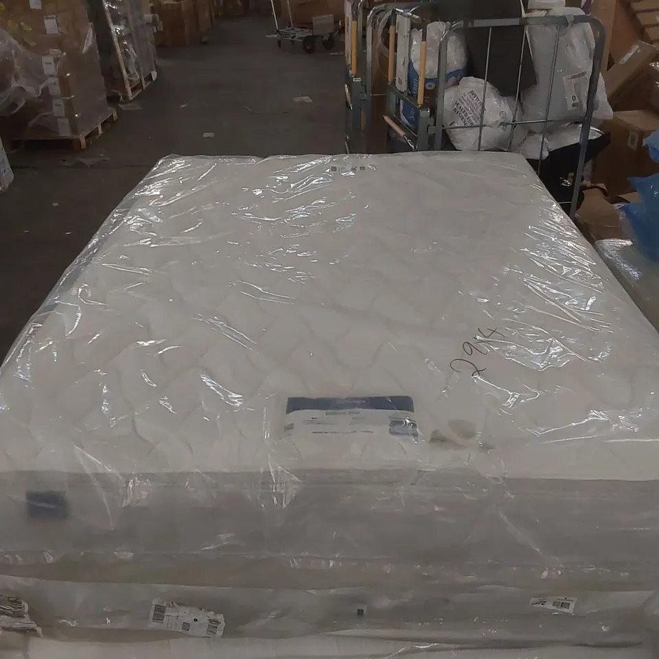 QUALITY BAGGED SILENTNIGHT MIRACOIL PILLOWTOP 5' KINGSIZE MATTRESS  RRP £499