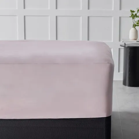 NORTHERN NIGHTS 400TC BAMBOO COTTON SET OF 2 FITTED SHEETS