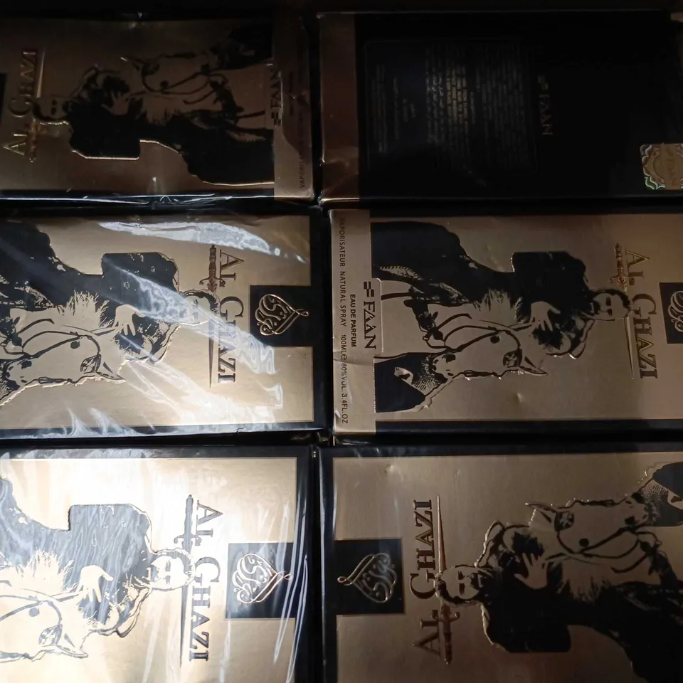 12 BOXED AND SEALED FAAN AL GHAZI EAU DE PARFUMS (100ML)