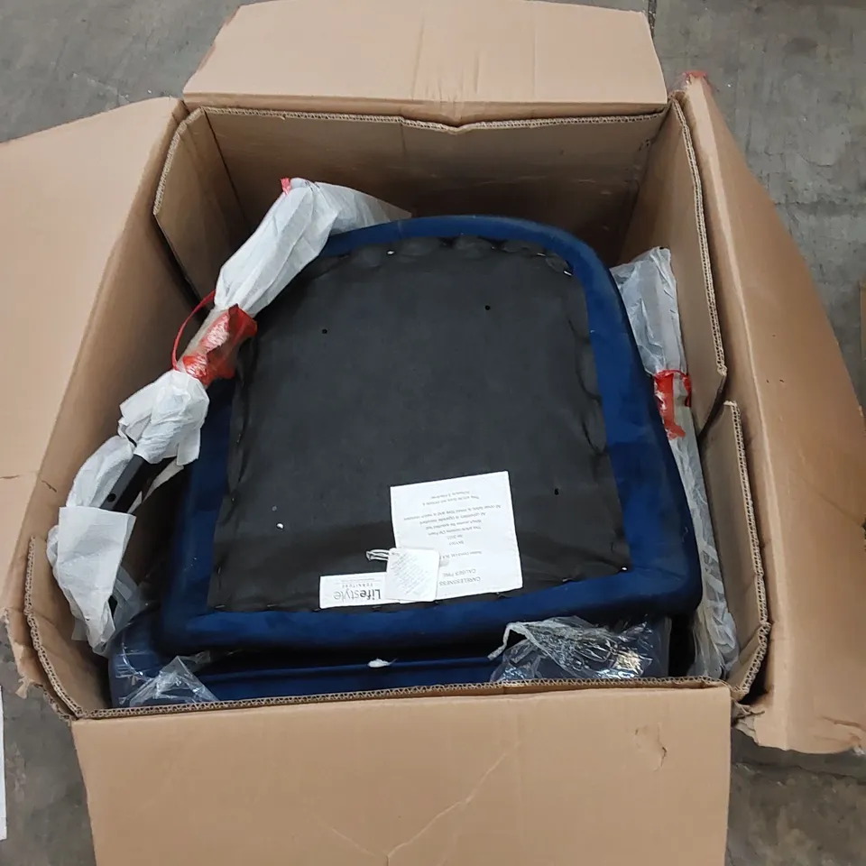 BOXED HAMPTON DINING CHAIR IN ROYAL BLUE VELVET WITH BLACK LEGS - SET OF 2