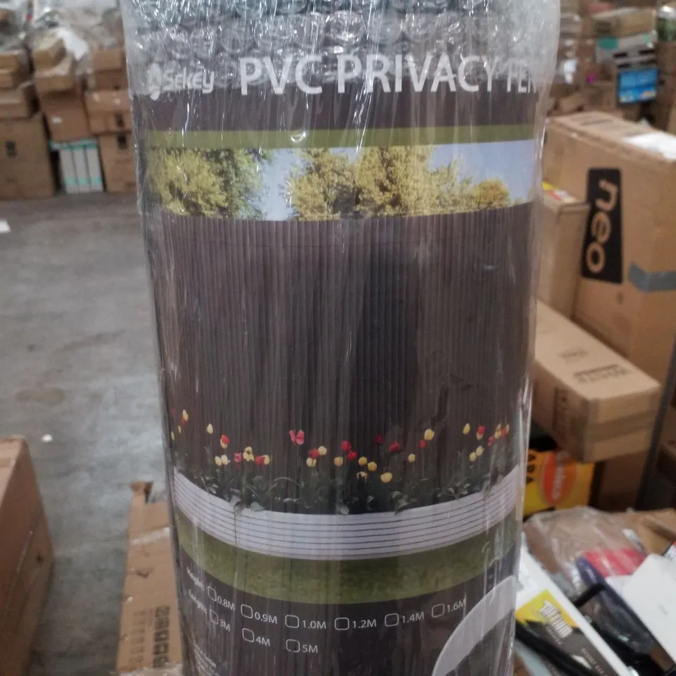BOXED SEKEY PVC PRIVACY FENCE 1.6M H × 5M L