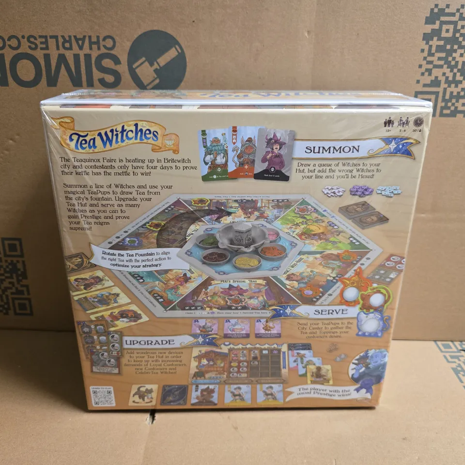 TEA WITCHES BOARD GAME – BOXED