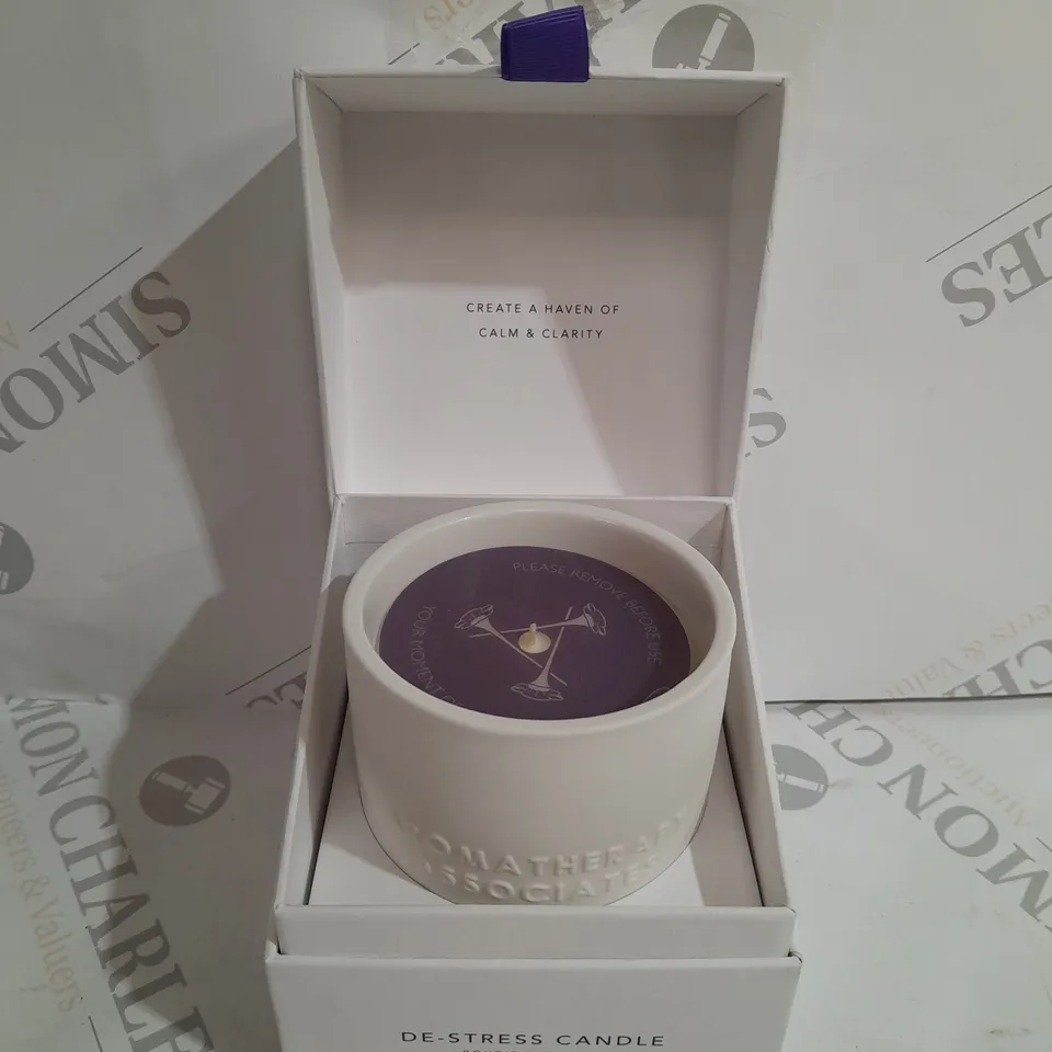 BOXED AROMATHERAPY ASSOCIATES DE-STRESS CANDLE