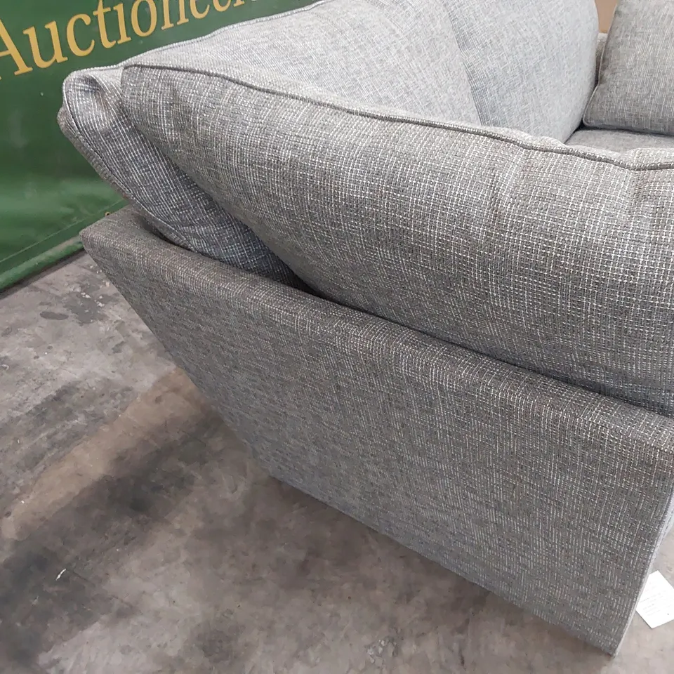 TWO SEATER SECTION GREY FABRIC