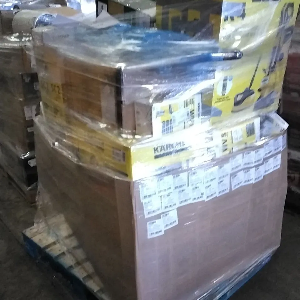 PALLET OF APPROXIMATELY 25 UNPROCESSED RAW RETURN HOUSEHOLD AND ELECTRICAL GOODS TO INCLUDE;