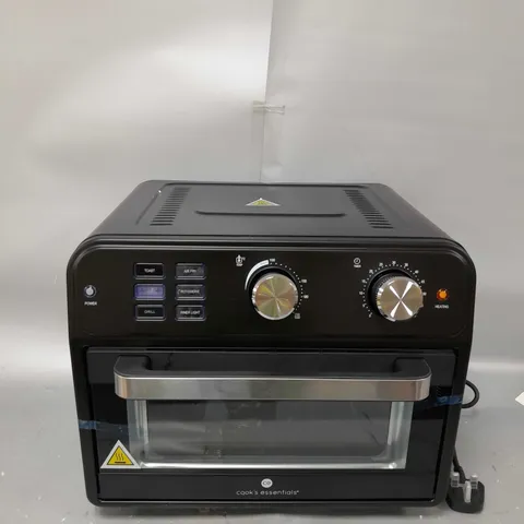 BOXED COOK'S ESSENTIAL 21-LITRE AIRFRYER OVEN IN BLACK