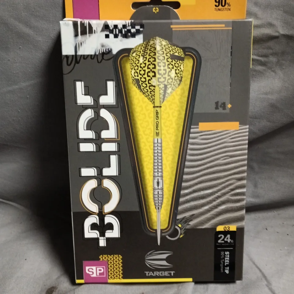 TARGET BOLIDE 03 90% SWISS STEEL DARTS 24G – 3 BARRELS, SHAFTS & FLIGHTS (BOXED)