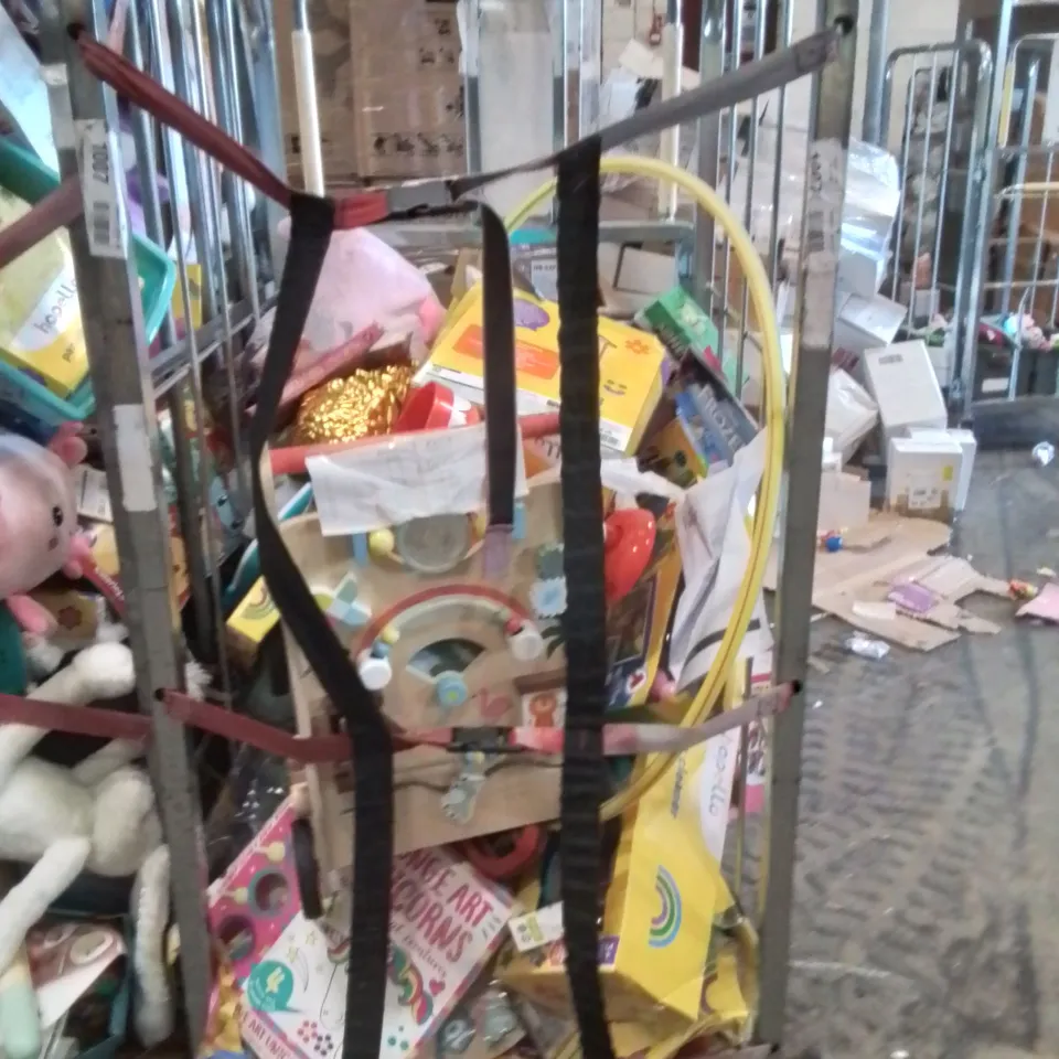 CAGE TO INCLUDE KIDS TOYS AND ACCESSORIES 