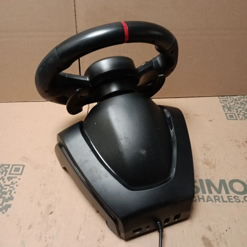 UNBOXED SUPERDRIVE USB GAMING STEERING WHEEL - GS 650-X