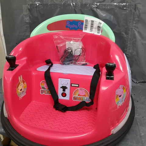 PEPPA PIG 6V ELECTRIC RIDE ON BUMPER CAR - COLLECTION ONLY