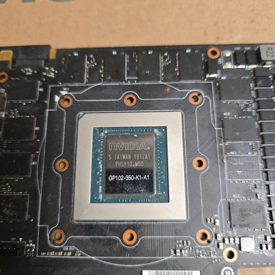 NVIDIA GP102-350-K1-A1 GRAPHICS PROCESSING UNIT (GPU). UNBOXED