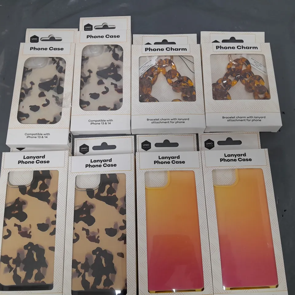 PALLET CONTAINING A LARGE QUANTITY OF ASSORTED BRAND NEW  MOBILE PHONE ACCESSORIES TO INCLUDE CHARMS AND LANYARD PHONE CASES