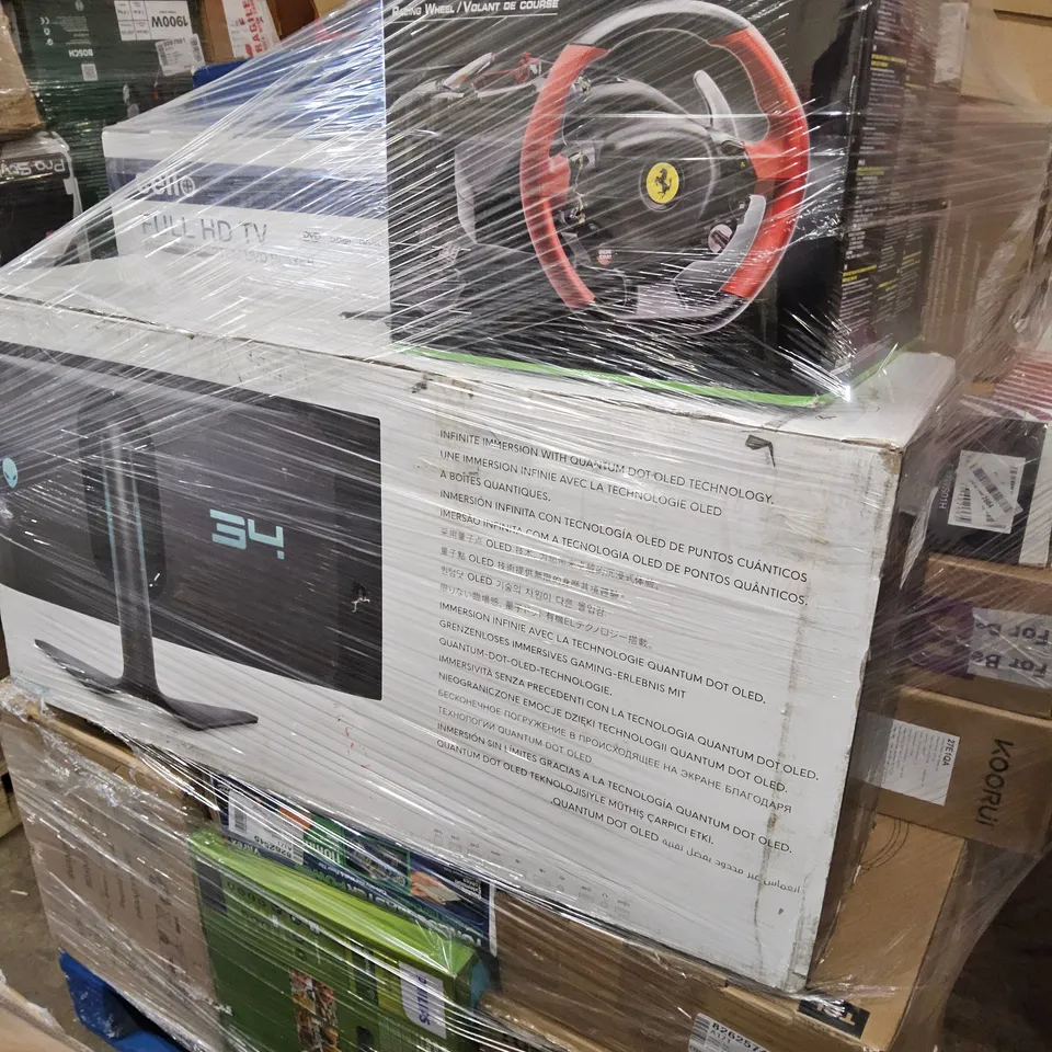PALLET OF APPROXIMATELY 24 UNPROCESSED RAW RETURN HOUSEHOLD AND ELECTRICAL GOODS TO INCLUDE;