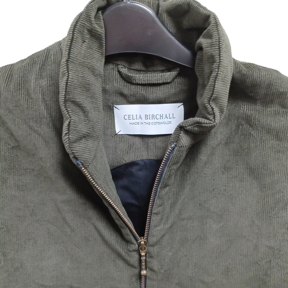 CELIA BIRCHALL GREEN CORD GILET - L