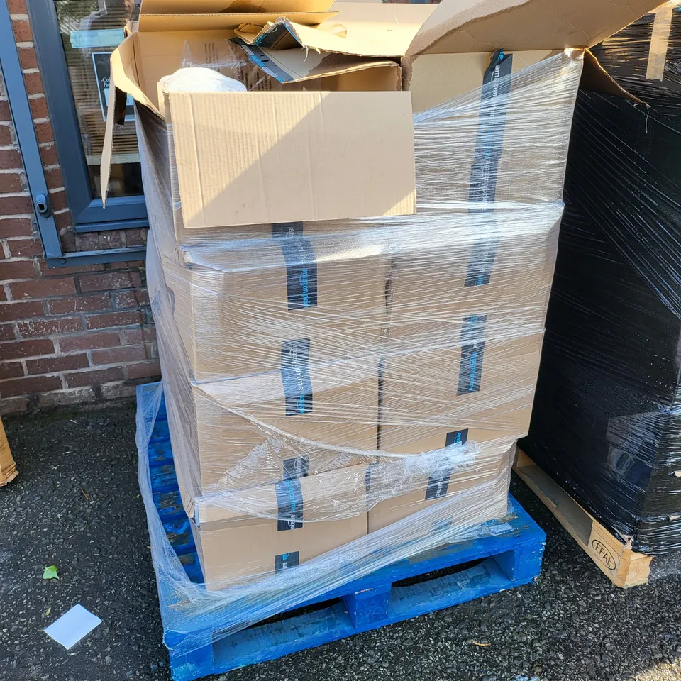 PALLET OF 16 MEDIUM BOXES OF A SIGNIFICANT QUANTITY OF ASSORTED ITEMS TO INCLUDE DINO PARADISE PLESIOSAUR KIT, MULTICOL8RED FLOWER 1000 PIECE PUZZLE, RECHOO LASTING HYDRA MATTE LIP GLOSS, ETC