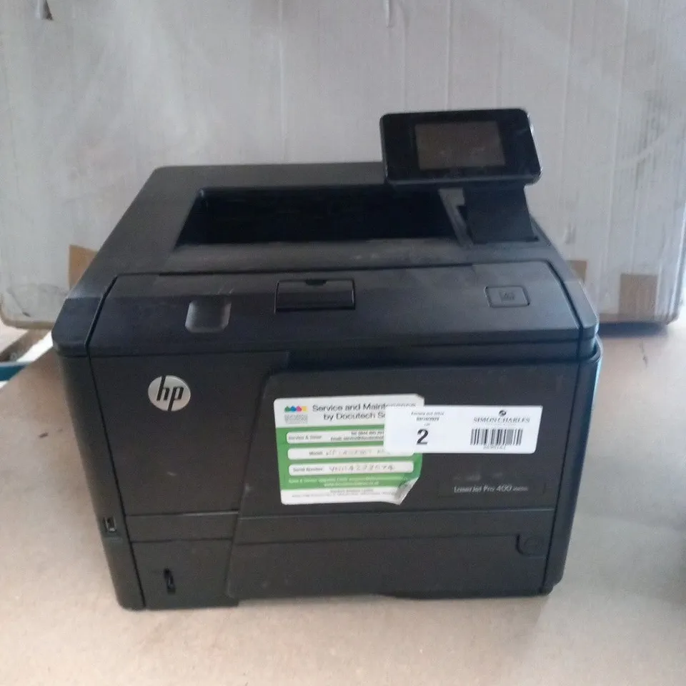 HP LASERJET PRO 400 M401DN A4 MONO DUPLEX LASER PRINTER - ETHERNET & USB - CF278A