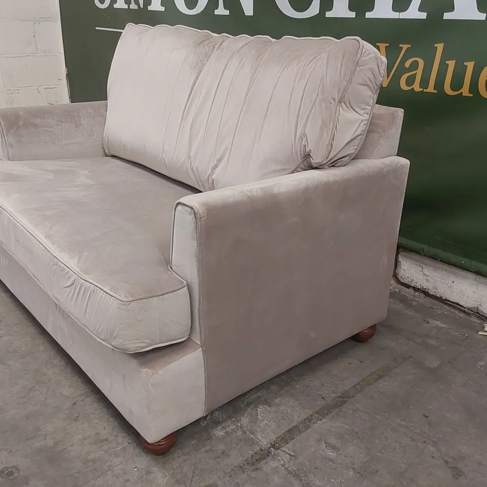 QUALITY DESIGNER 2 SEATER VELVET SOFA BED
