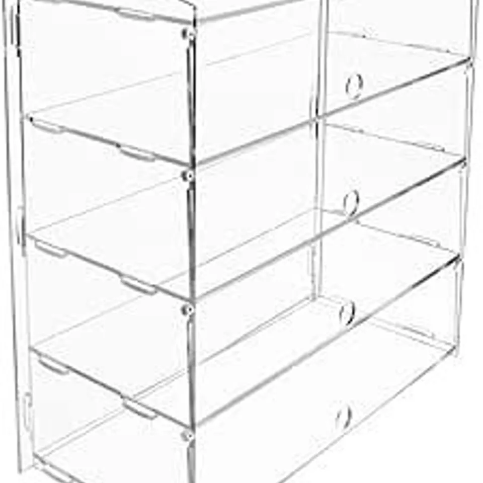BOXED ACRYLIC PASTRY CABINET