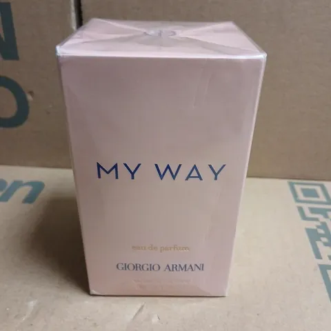 BOXED AND SEALED GIORGIO ARMANI MY WAY EAU DE PARFUM 90ML 