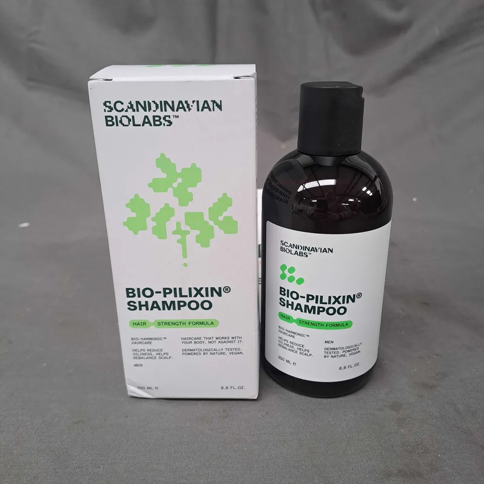 BOXED SCANDINAVIAN BIOLABS BIO-PILIXIN SHAMPOO 250ML