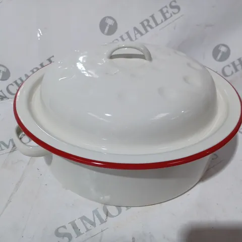 BOXED FALCON ENAMEL ROUND ROASTER