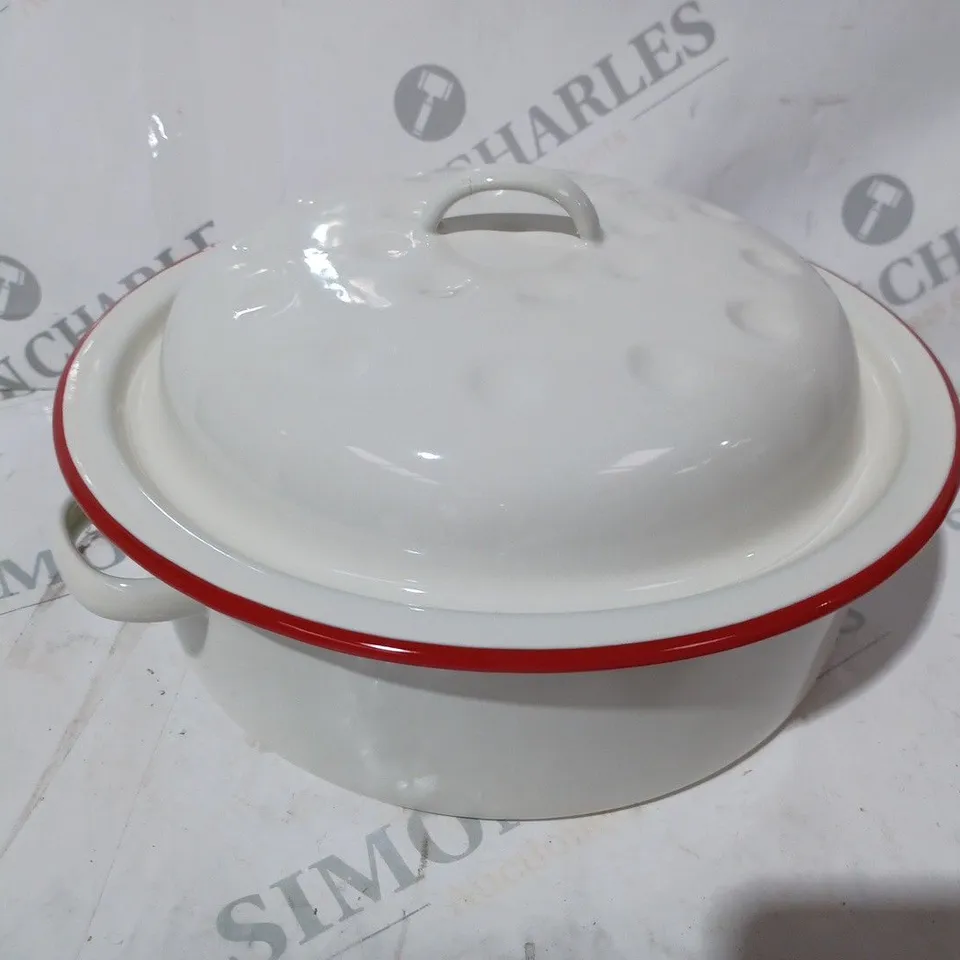 BOXED FALCON ENAMEL ROUND ROASTER