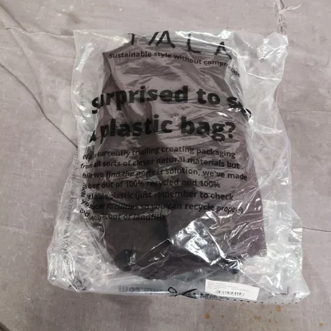 BAGGED T/ALA FUNNEL NECK SWEATSHIRT IN ESPRESSO - LARGE